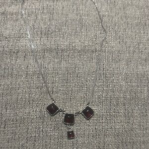 925 Amber Pendant Necklace